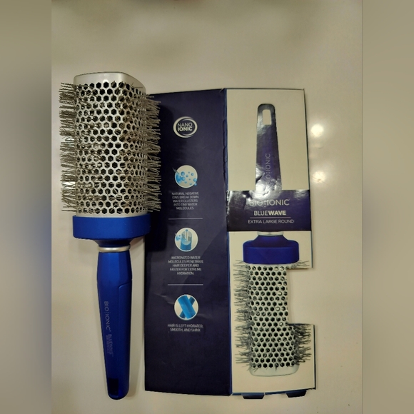 Bio ionic bioionic bluewave square round blow dry hair brush extra large 2" - Picture 2 of 5